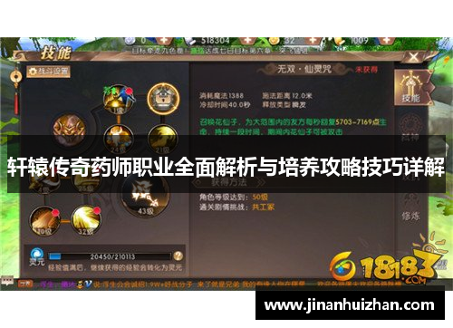 轩辕传奇药师职业全面解析与培养攻略技巧详解 轩辕传奇药师职业全面解析与培养攻略技巧详解